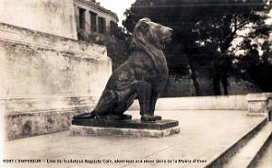 08- Alger - Fort l'Empereur - Lion du Sculpteur Cain